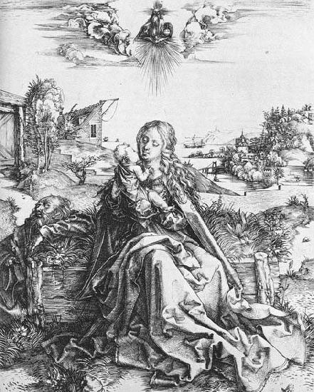 Albrecht Durer The Virgin with the Dragonfly